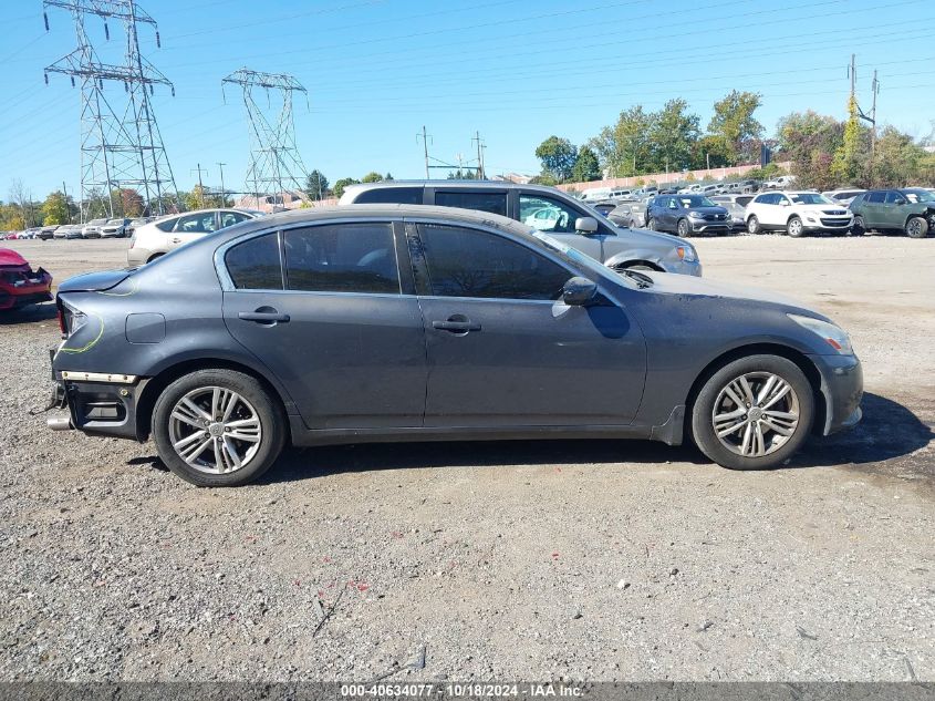 2012 Infiniti G37X VIN: JN1CV6AR5CM975334 Lot: 40634077