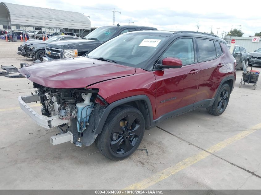 VIN 3C4NJCBB8MT597278 2021 Jeep Compass, Altitude Fwd no.2