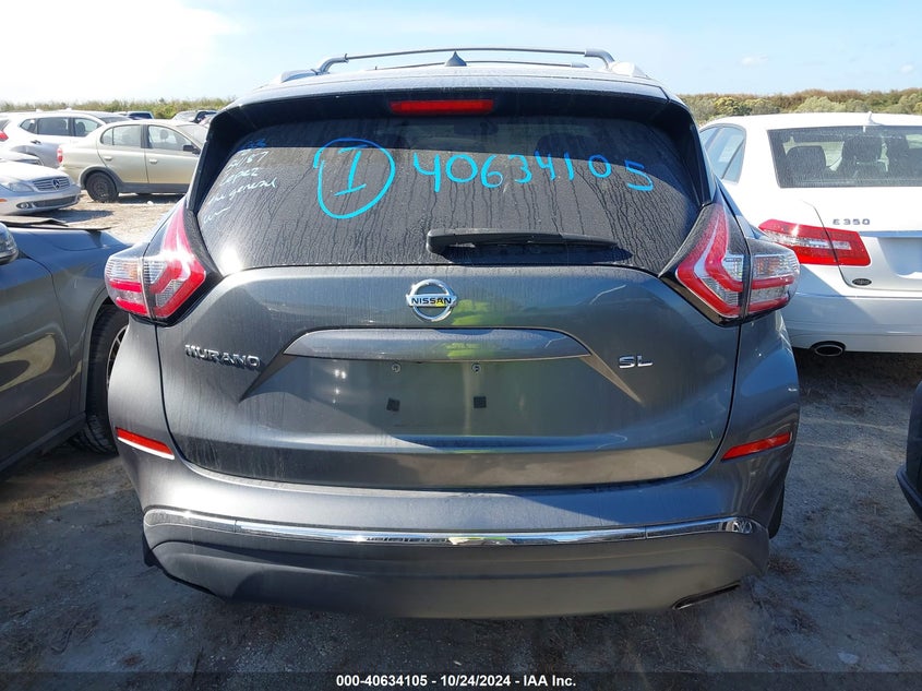 2016 NISSAN MURANO SL - 5N1AZ2MG9GN139081