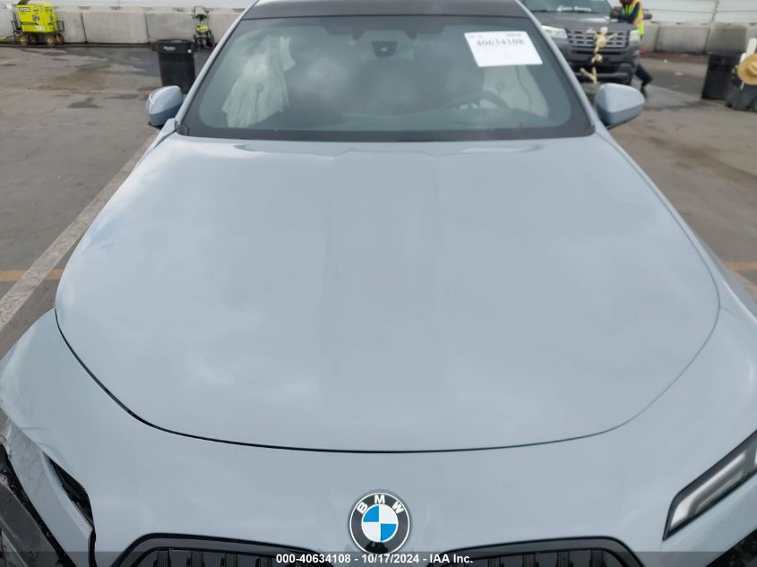 2023 BMW 740 I VIN: WBA23EH01PCM61554 Lot: 40634108