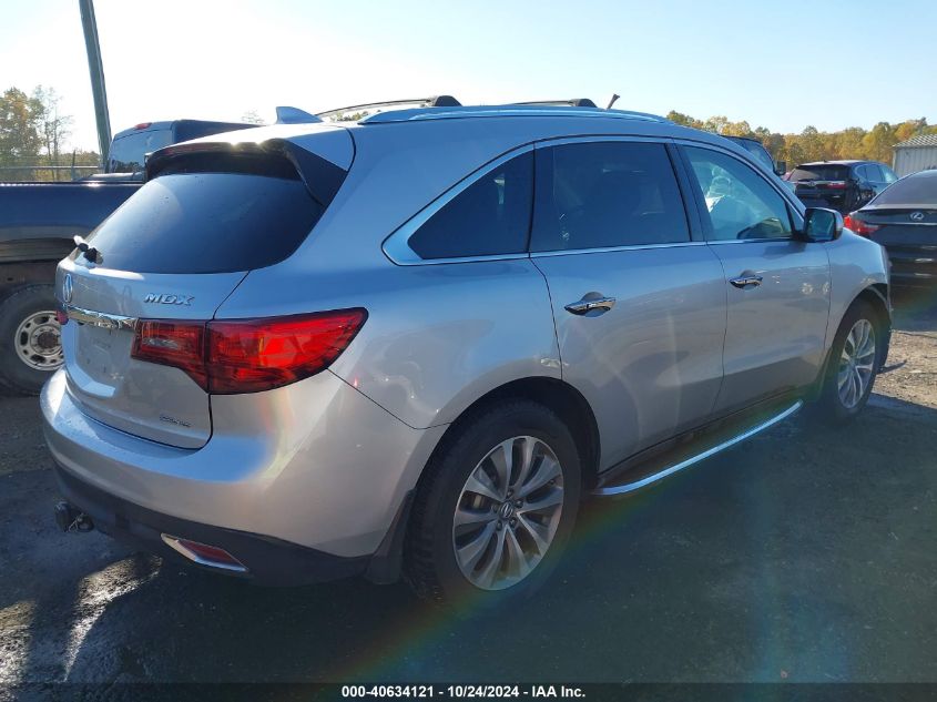 2015 Acura Mdx Technology Package VIN: 5FRYD4H43FB012531 Lot: 40634121