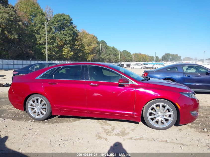 2014 Lincoln Mkz VIN: 3LN6L2GK3ER832262 Lot: 40634127