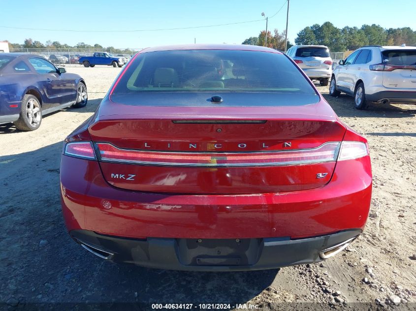 2014 Lincoln Mkz VIN: 3LN6L2GK3ER832262 Lot: 40634127