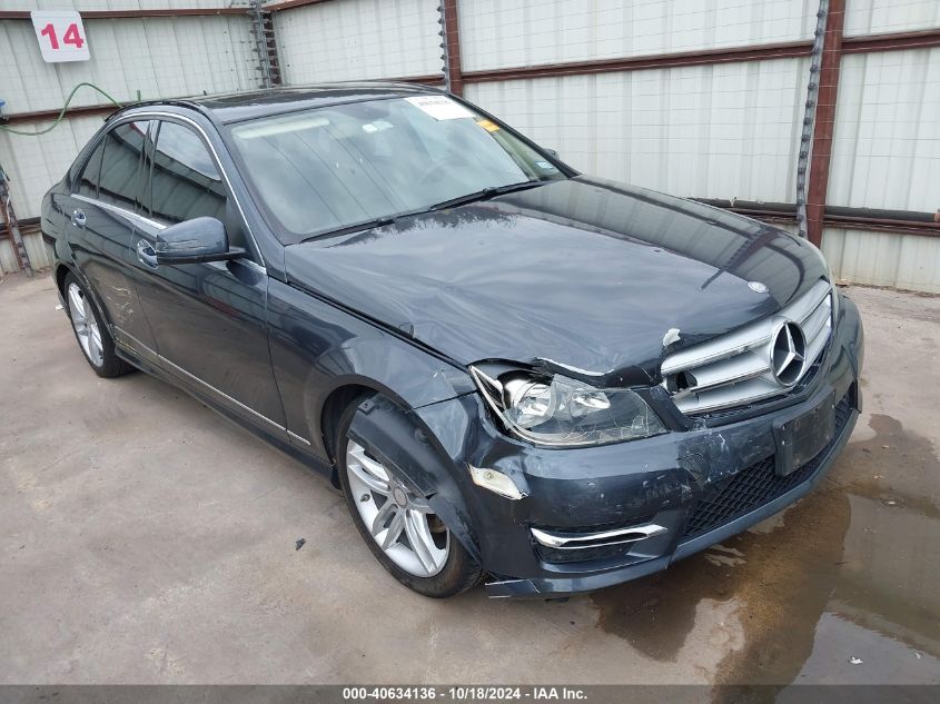 2013 Mercedes-Benz C 250 Luxury/Sport VIN: WDDGF4HB5DR293282 Lot: 40634136