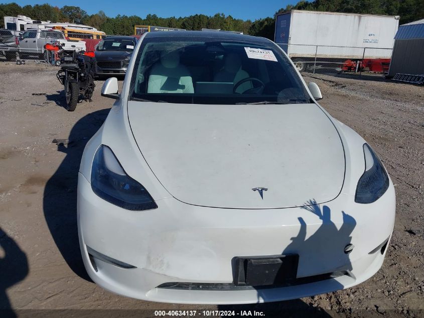 2022 Tesla Model Y Performance Dual Motor All-Wheel Drive VIN: 7SAYGDEF8NF532014 Lot: 40634137