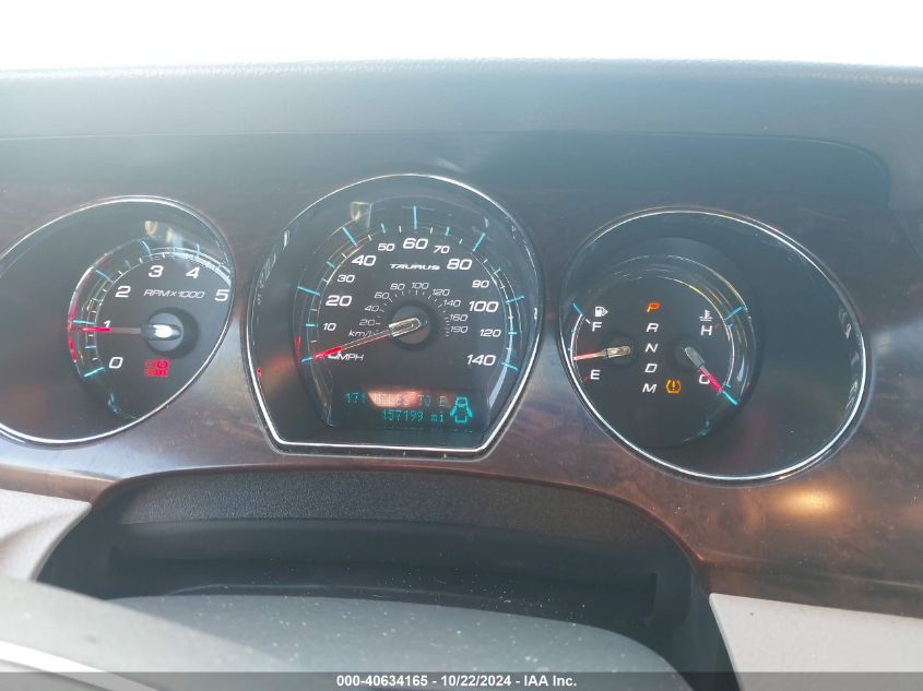 2011 Ford Taurus Sel VIN: 1FAHP2EW3BG182395 Lot: 40634165