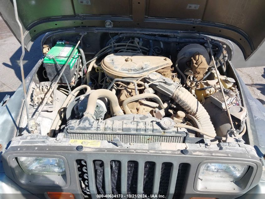 1990 Jeep Wrangler / Yj Sahara VIN: 2J4FY49T5LJ529468 Lot: 40634173