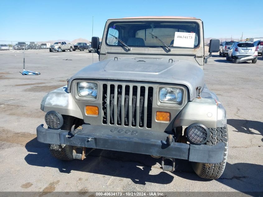 1990 Jeep Wrangler / Yj Sahara VIN: 2J4FY49T5LJ529468 Lot: 40634173