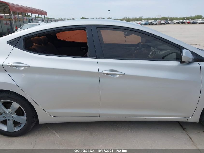 2012 Hyundai Elantra Gls (Ulsan Plant) VIN: KMHDH4AE1CU207906 Lot: 40634234