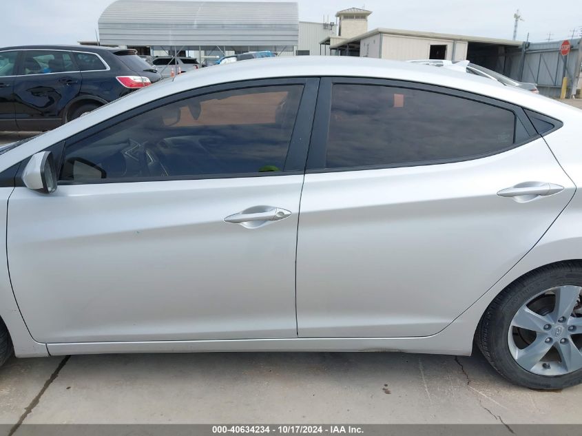 2012 Hyundai Elantra Gls (Ulsan Plant) VIN: KMHDH4AE1CU207906 Lot: 40634234