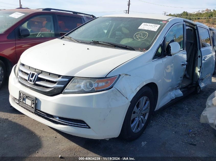 VIN 5FNRL5H49EB059513 2014 Honda Odyssey, EX no.2