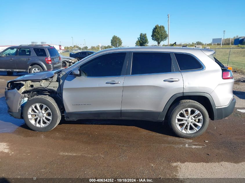 2019 Jeep Cherokee Latitude Fwd VIN: 1C4PJLCB7KD269425 Lot: 40634252