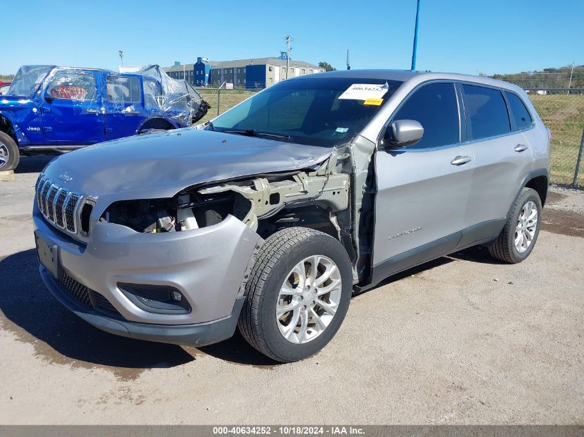 2019 Jeep Cherokee Latitude Fwd VIN: 1C4PJLCB7KD269425 Lot: 40634252