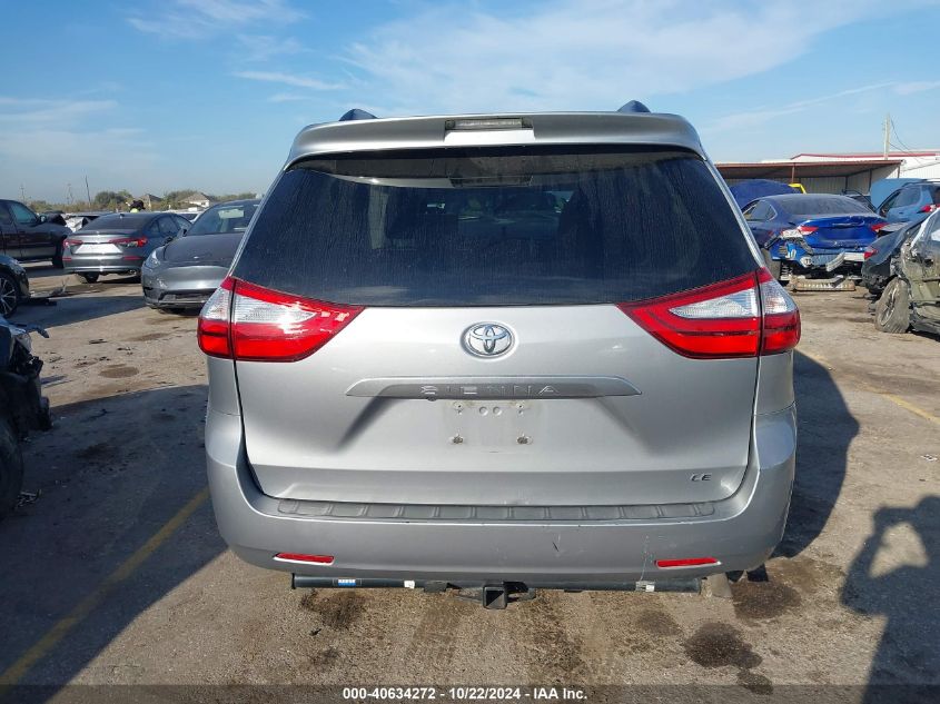 2015 Toyota Sienna Le 8 Passenger VIN: 5TDKK3DC8FS537049 Lot: 40634272