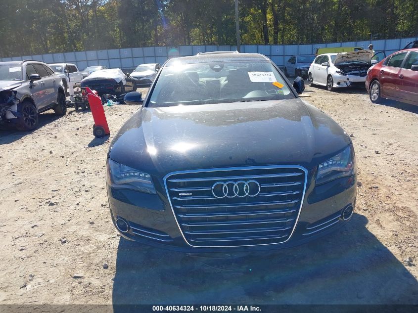 2012 Audi A8 L 4.2 VIN: WAURVAFD1CN036910 Lot: 40634324