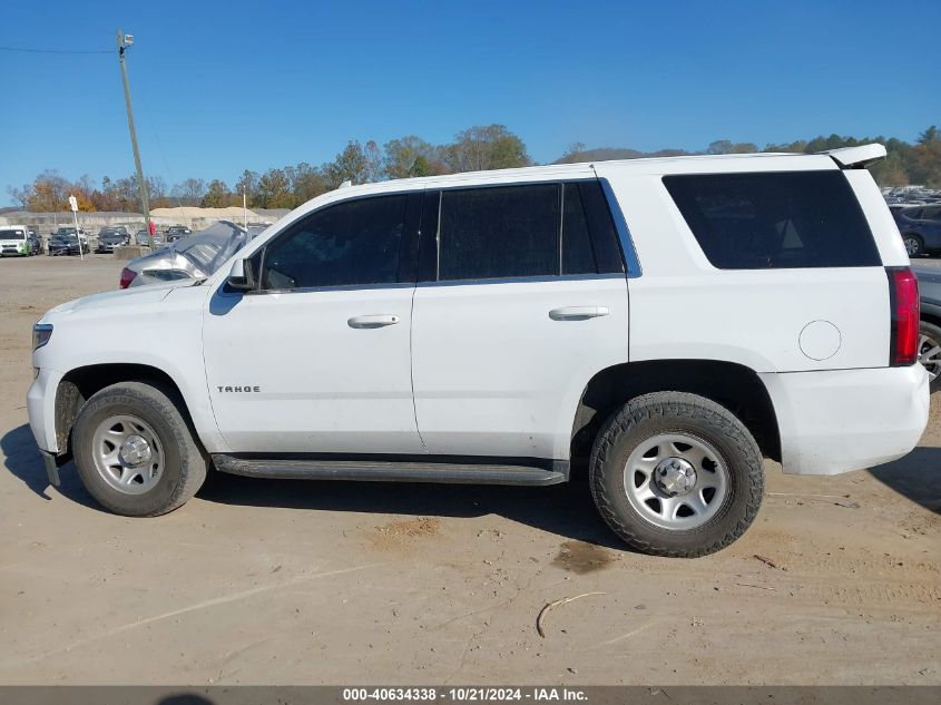 2018 Chevrolet Tahoe Commercial Fleet VIN: 1GNSKEEC7JR226513 Lot: 40634338