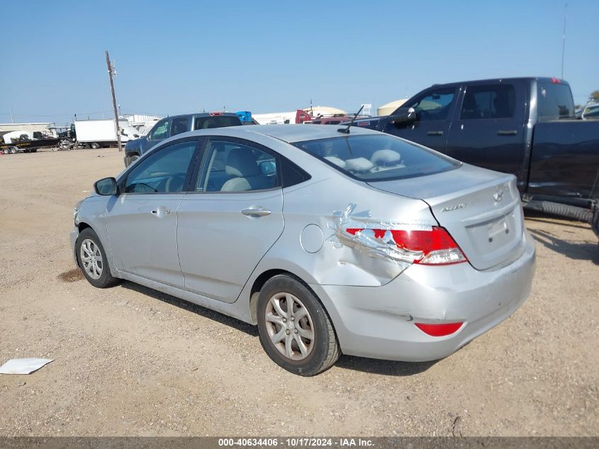 2012 Hyundai Accent Gls VIN: KMHCT4AE9CU163342 Lot: 40634406