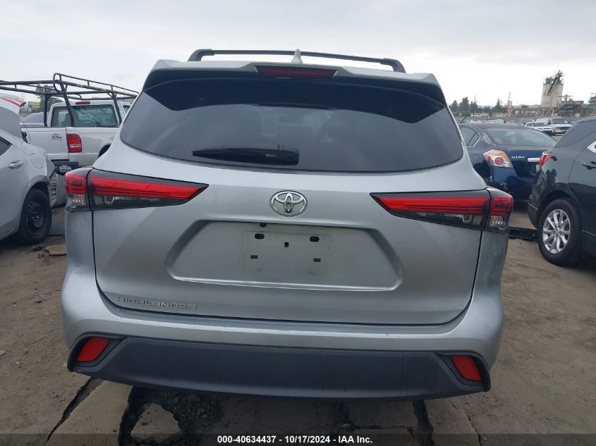 2020 Toyota Highlander L VIN: 5TDCZRAHXLS017871 Lot: 40634437