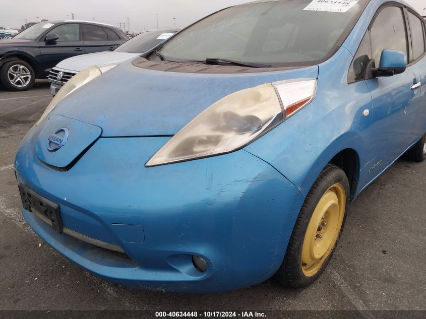 2012 Nissan Leaf Sl VIN: JN1AZ0CP1CT017611 Lot: 40634448