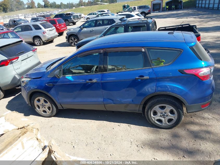 2018 Ford Escape S VIN: 1FMCU0F77JUA27739 Lot: 40634500