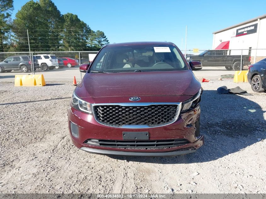 2016 Kia Sedona Lx VIN: KNDMB5C10G6083224 Lot: 40634502