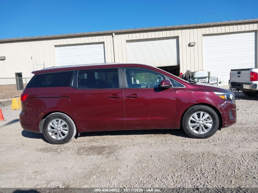 2016 Kia Sedona Lx VIN: KNDMB5C10G6083224 Lot: 40634502