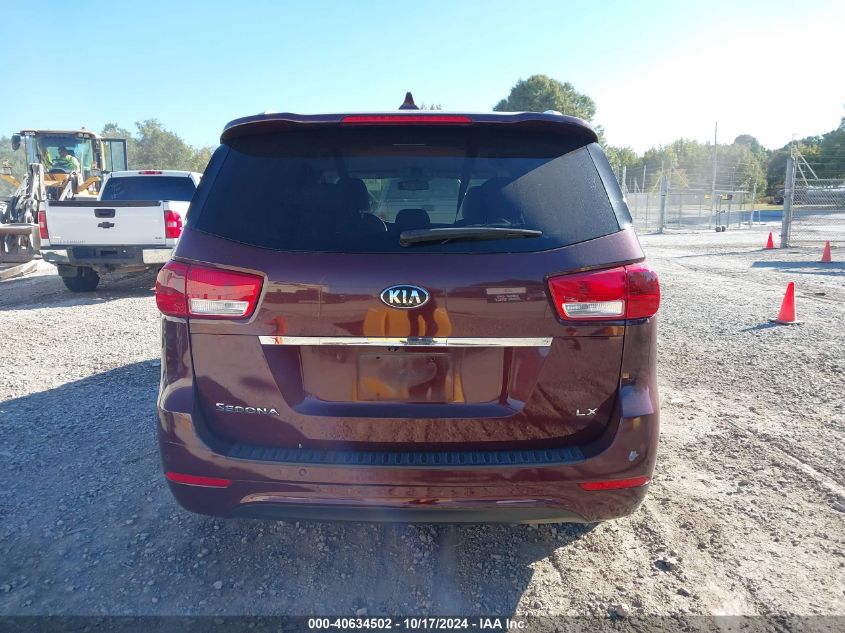 2016 Kia Sedona Lx VIN: KNDMB5C10G6083224 Lot: 40634502