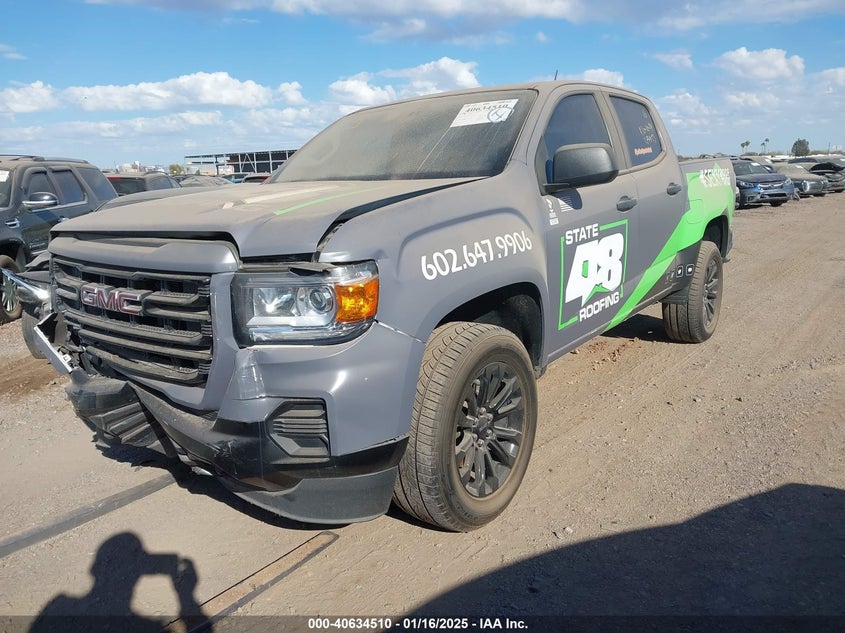 Vin: 1gtg5bea0m1274425, lot: 41123642, gmc canyon 2wd  short box elevation standard 20212