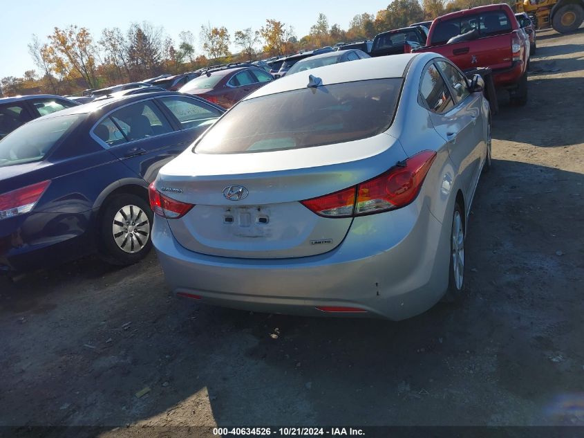 2012 Hyundai Elantra Limited (Ulsan Plant) VIN: KMHDH4AE5CU321729 Lot: 40634526