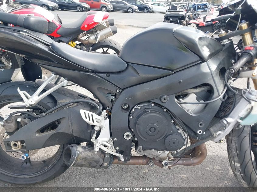 2007 Suzuki Gsx-R600 VIN: JS1GN7DA672104058 Lot: 40634573