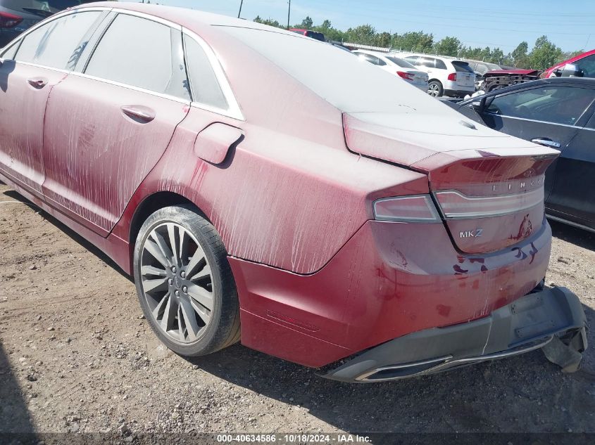 2017 Lincoln Mkz Select VIN: 3LN6L5C96HR611943 Lot: 40634586