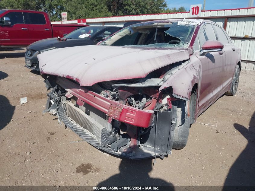 2017 Lincoln Mkz Select VIN: 3LN6L5C96HR611943 Lot: 40634586