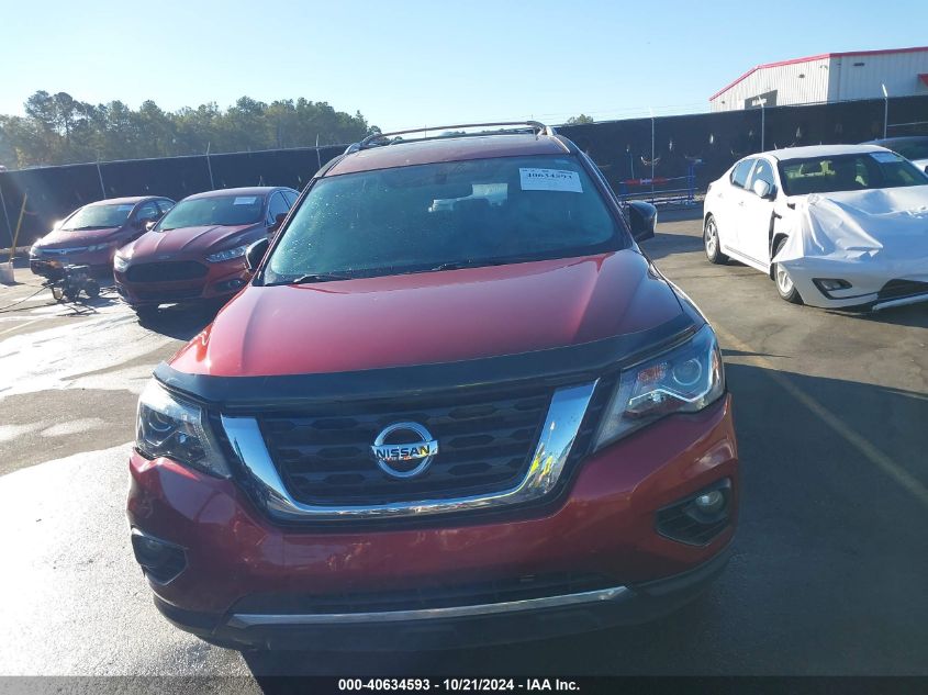 2017 Nissan Pathfinder Platinum VIN: 5N1DR2MM5HC661190 Lot: 40634593