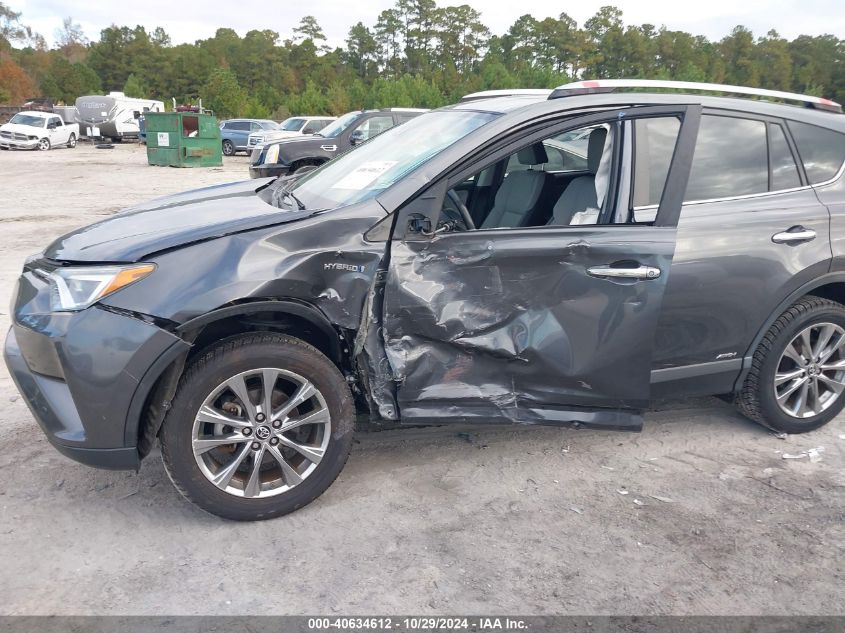 2017 Toyota Rav4 Hybrid Limited VIN: JTMDJREVXHD142495 Lot: 40634612