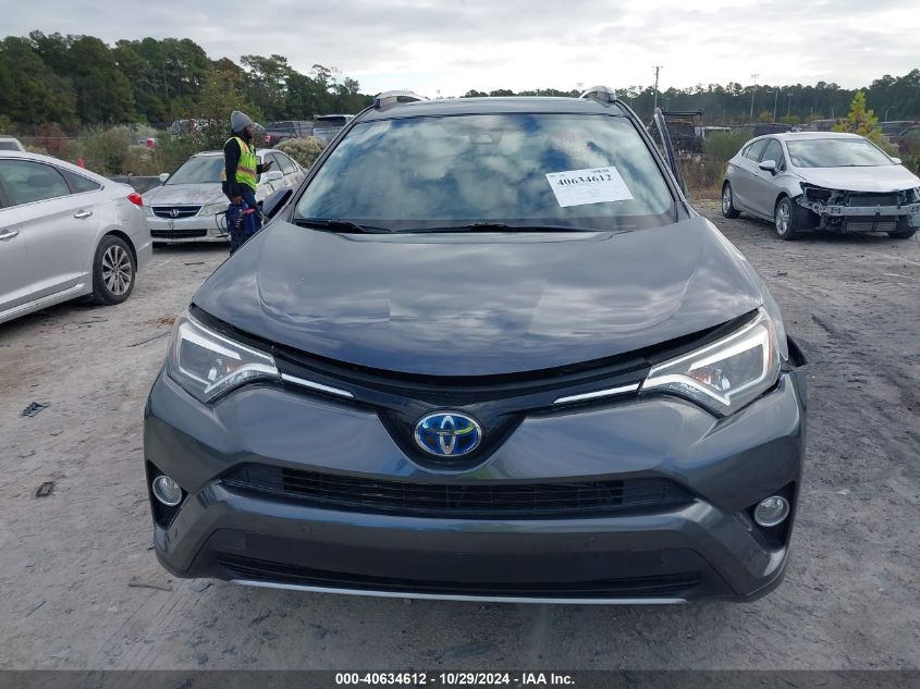 2017 Toyota Rav4 Hybrid Limited VIN: JTMDJREVXHD142495 Lot: 40634612