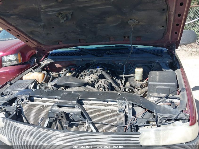 2001 Chevrolet Tahoe Ls VIN: 1GNEC13T01R189570 Lot: 40634614