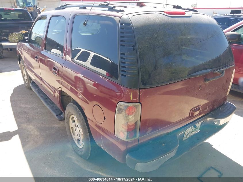 2001 Chevrolet Tahoe Ls VIN: 1GNEC13T01R189570 Lot: 40634614