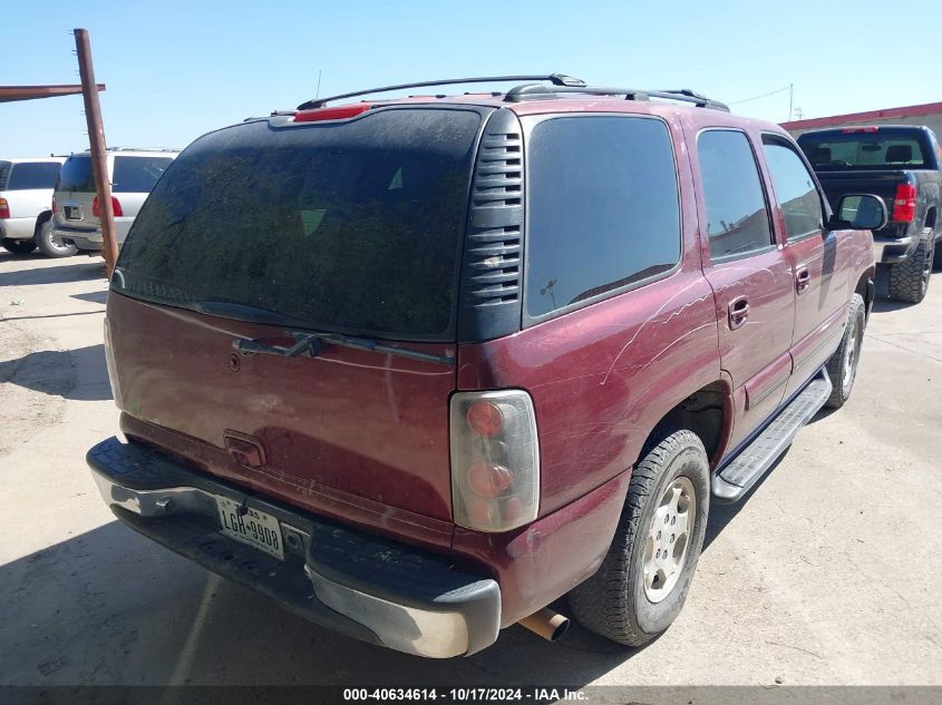 2001 Chevrolet Tahoe Ls VIN: 1GNEC13T01R189570 Lot: 40634614