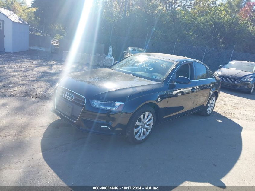 2013 Audi A4 2.0T Premium VIN: WAUBFAFL6DN007989 Lot: 40634646