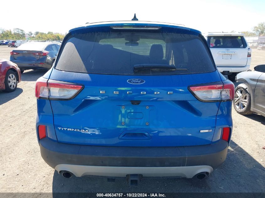 2020 Ford Escape Titanium VIN: 1FMCU9J92LUA08595 Lot: 40634757