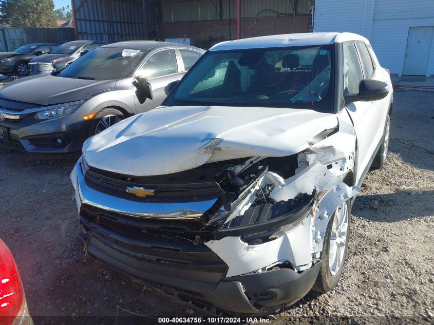 2022 Chevrolet Trailblazer Fwd Ls VIN: KL79MMS20NB095895 Lot: 40634758