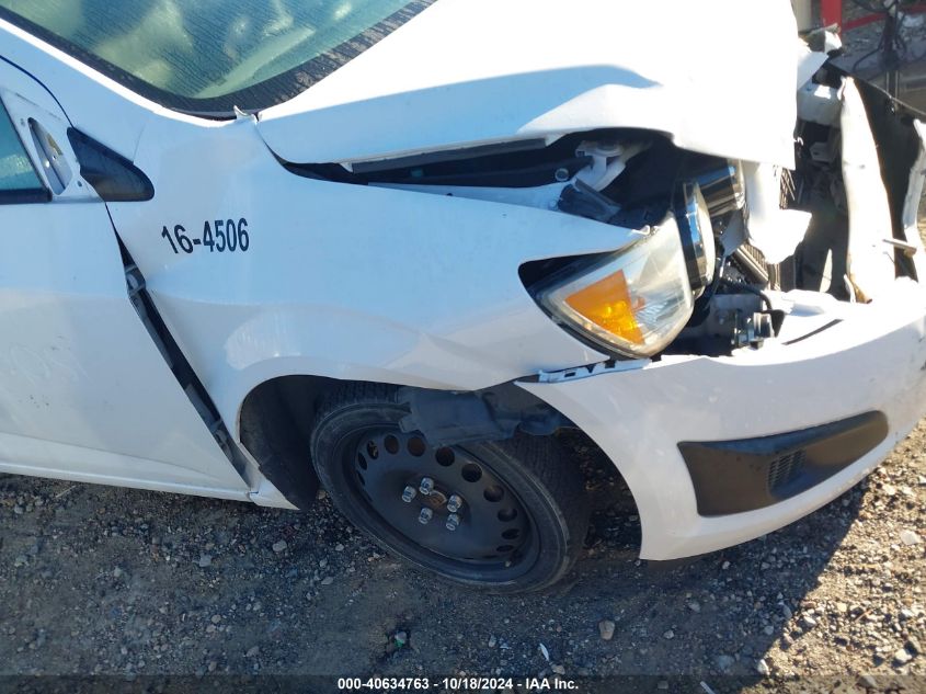 2016 Chevrolet Sonic Ls Auto VIN: 1G1JA6SH9G4124058 Lot: 40634763