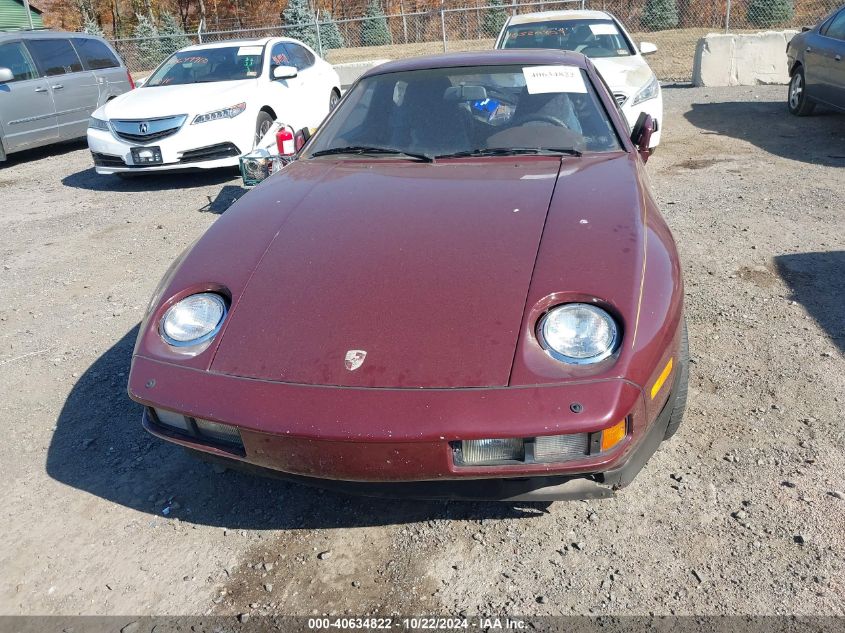 1984 Porsche 928 S VIN: WP0JB0925ES860300 Lot: 40634822