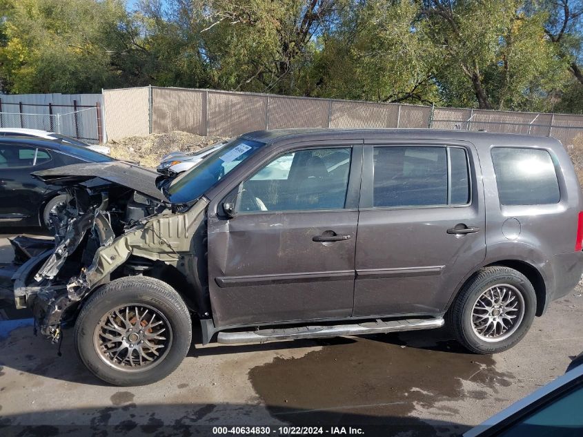 2012 Honda Pilot Ex-L VIN: 5FNYF3H55CB043063 Lot: 40634830