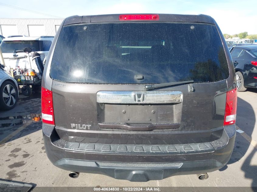 2012 Honda Pilot Ex-L VIN: 5FNYF3H55CB043063 Lot: 40634830