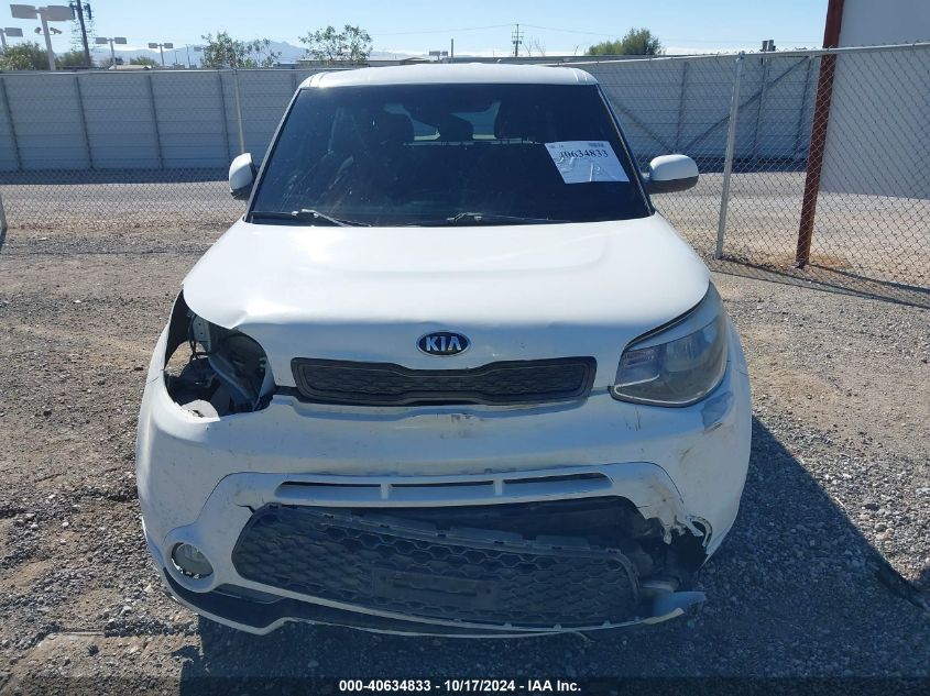 2016 Kia Soul + VIN: KNDJP3A58G7364275 Lot: 40634833