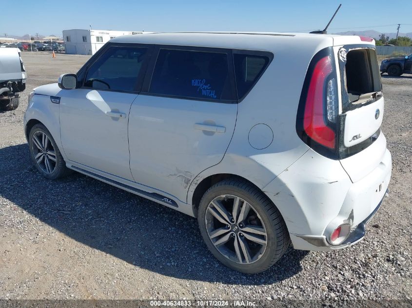 2016 Kia Soul + VIN: KNDJP3A58G7364275 Lot: 40634833