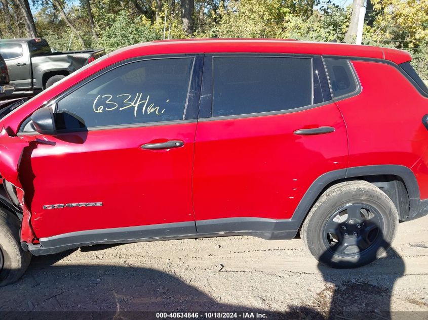 2018 Jeep Compass Sport 4X4 VIN: 3C4NJDAB6JT146756 Lot: 40634846