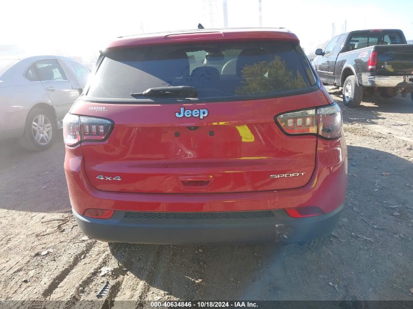 2018 Jeep Compass Sport 4X4 VIN: 3C4NJDAB6JT146756 Lot: 40634846