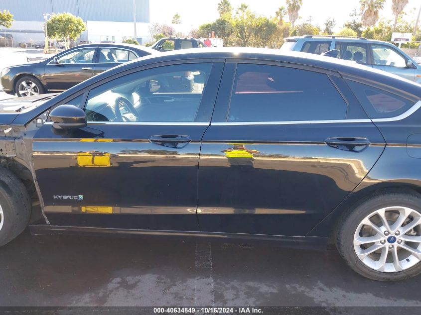 VIN 3FA6P0LU6KR256494 2019 FORD FUSION HYBRID no.15